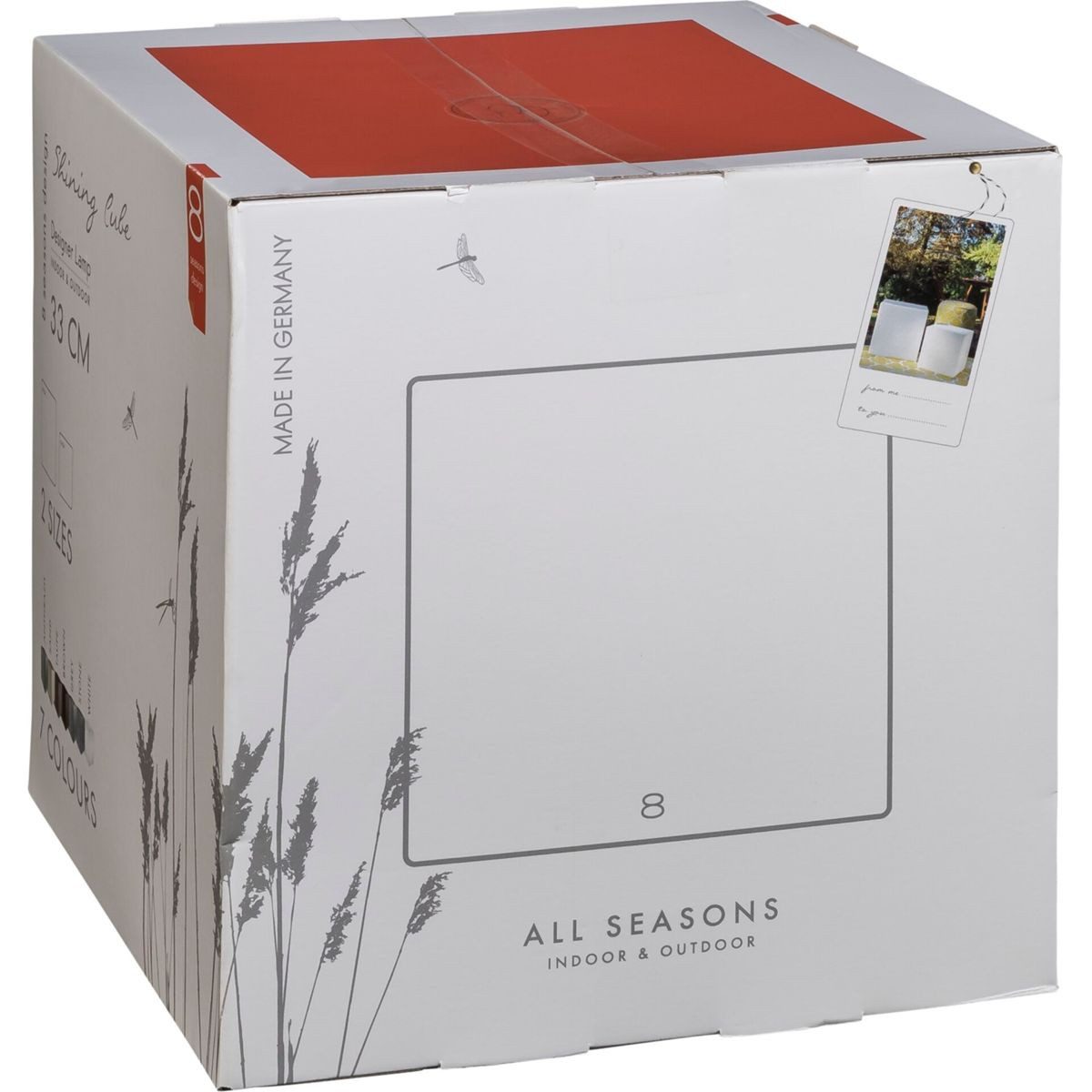 8 seasons design Dekolicht 8 seasons Leuchtwürfel Outdoor 33cm Bluetooth