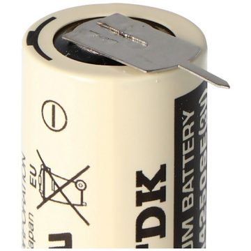 Sanyo Sanyo Lithium Batterie CR14250 SE 1/2AA, IEC CR14250, 3er Print, 7,6m Batterie, (3,0 V)