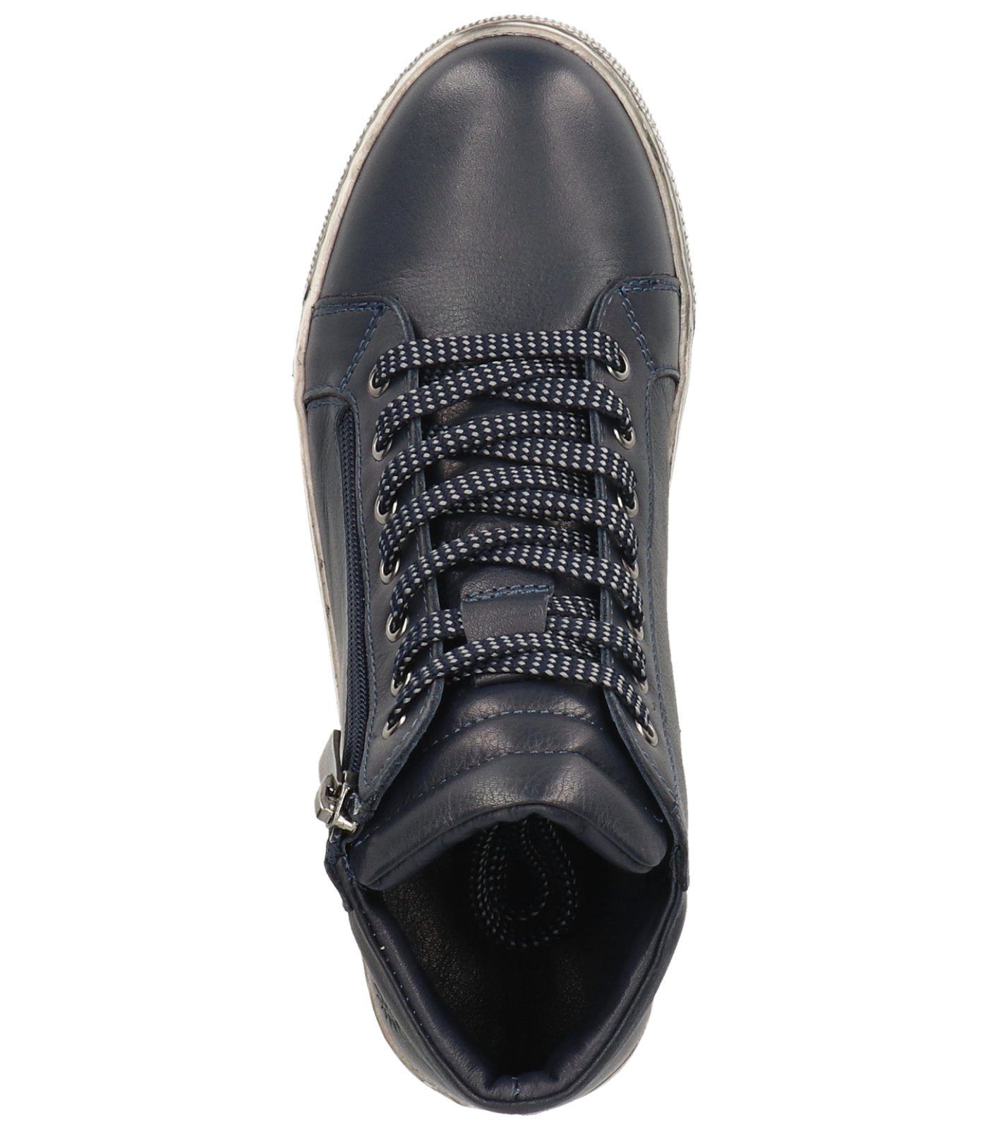 COSMOS Navy Comfort Sneaker Sneaker Leder