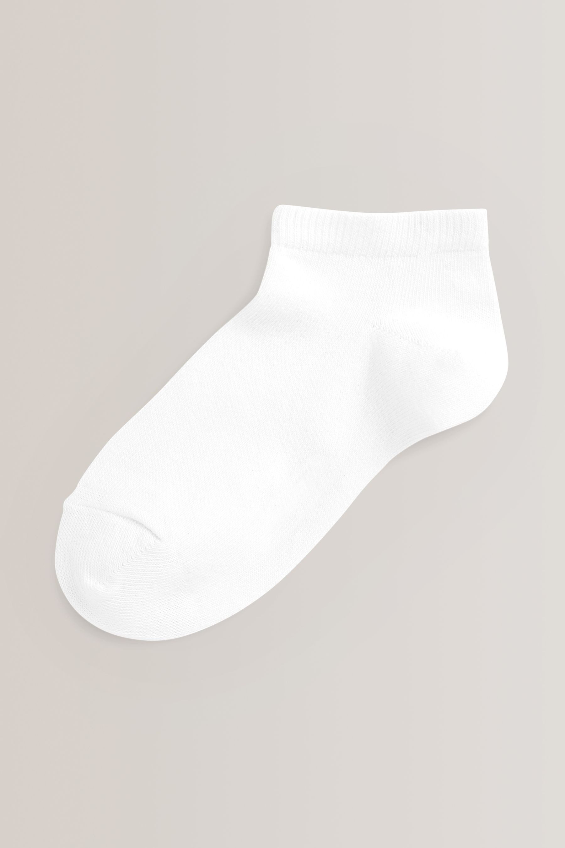 Next Basicsocken 7 x Sneaker-Socken mit hohem Baumwollanteil (7-Paar) – Bild 2 von 2