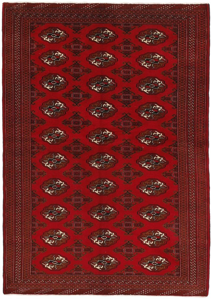 136x195 Trading, rechteckig, Handgeknüpfter Perserteppich, Orientteppich Orientteppich 6 / Turkaman Höhe: mm Nain
