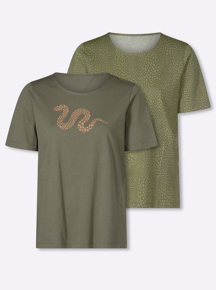 Sieh an! T-Shirt Doppelpack Shirts Kurzarm