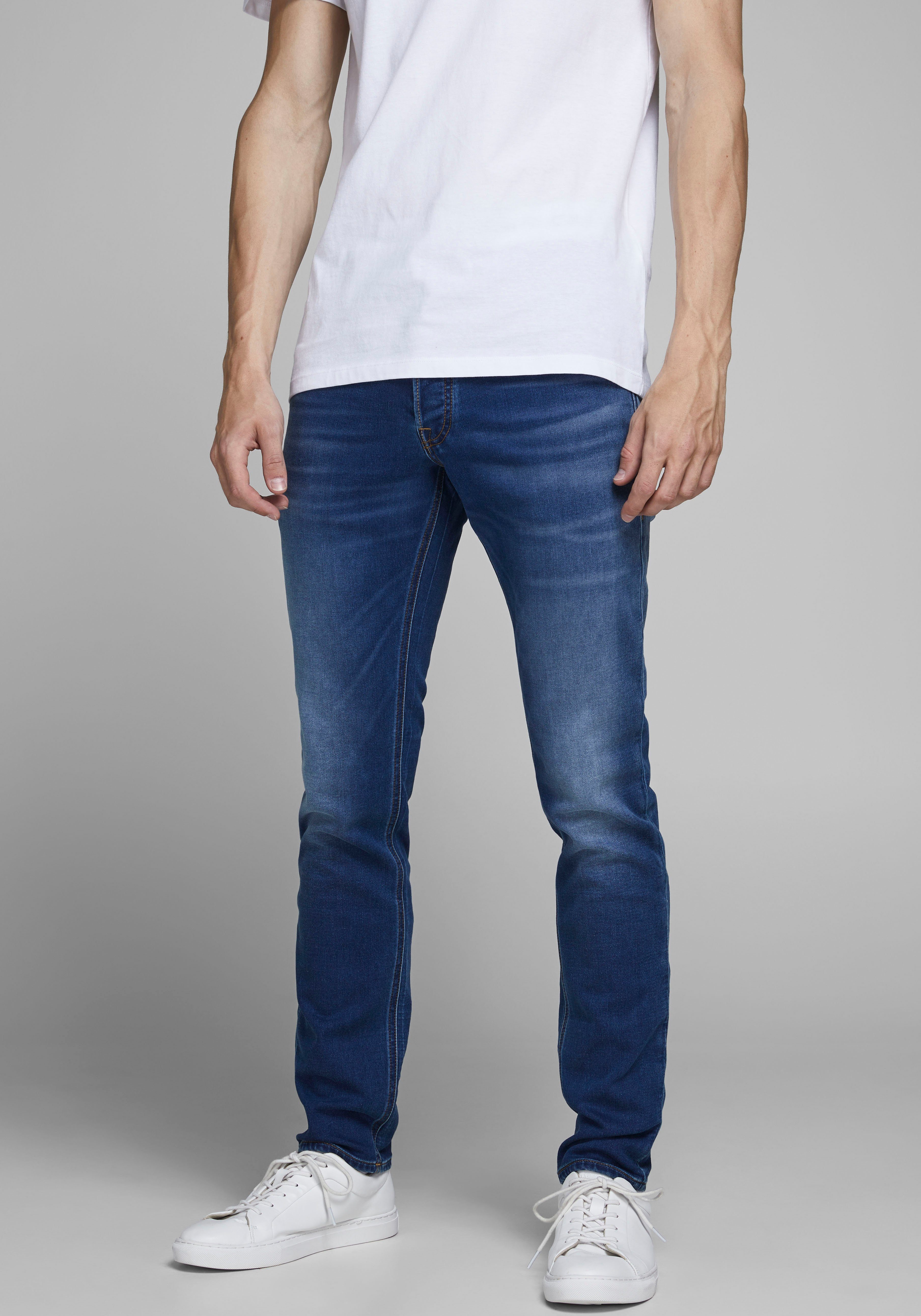 Jack & Jones Slim-fit-Jeans JJIGLENN JJORIGINAL