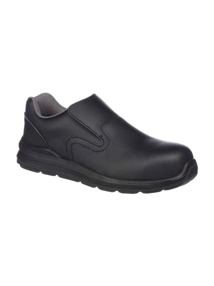 Portwest Compositelite Slip On S1P FD62 Schwarz Sicherheitsschuh