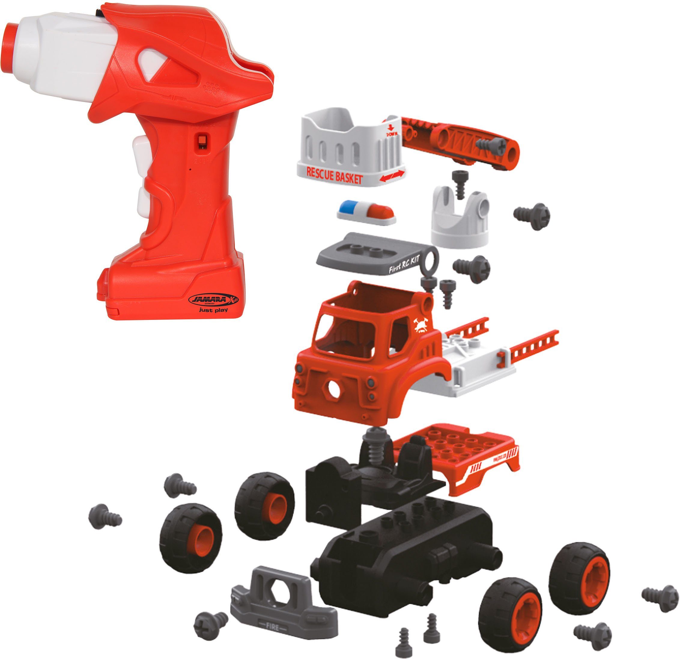 Jamara RC-Auto First RC - Feuerwehrauto (33-tlg), mit Akkuschrauber günstig online kaufen