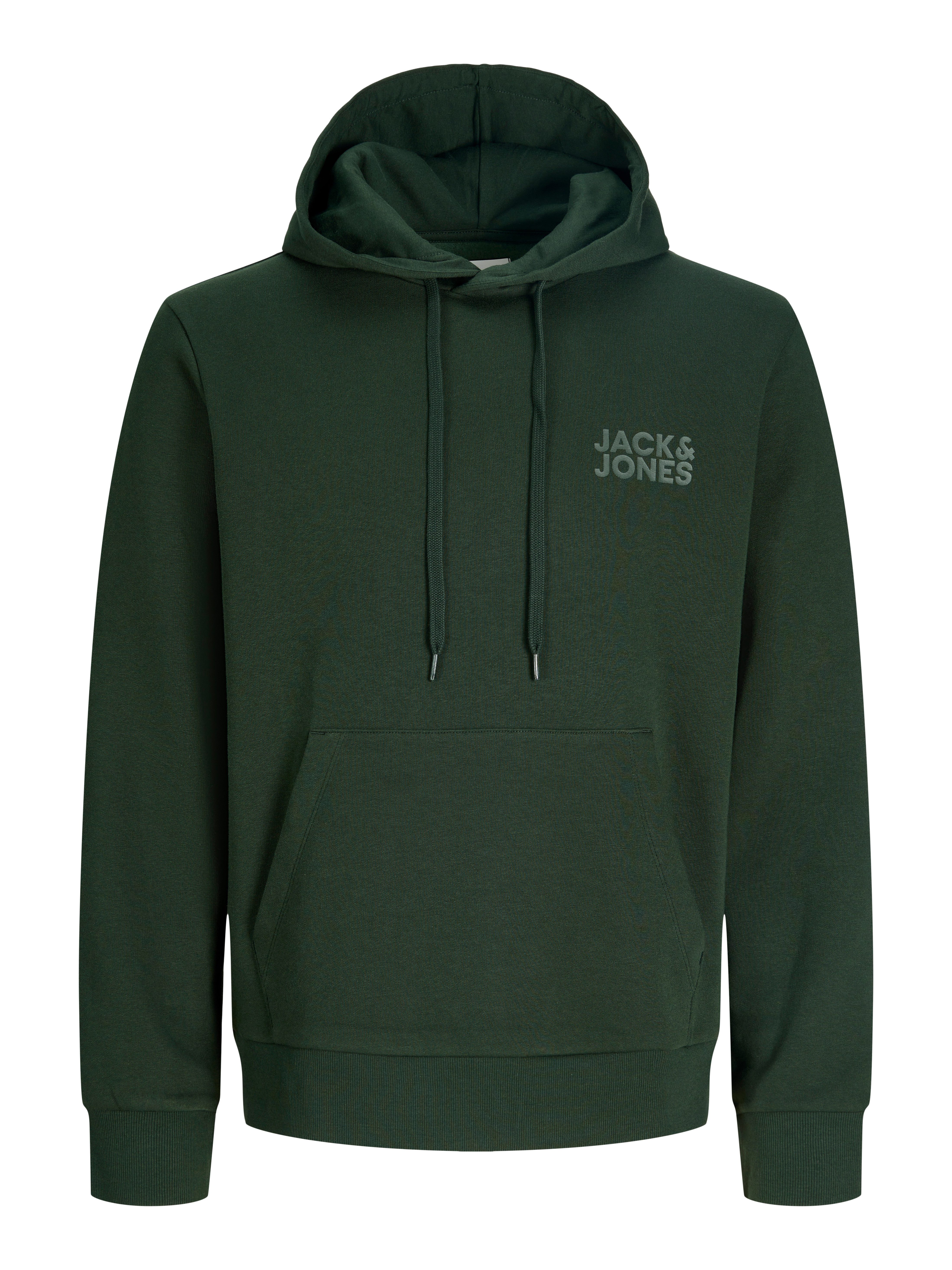 Jack & Jones PlusSize Kapuzensweatshirt CORP LOGO SWEAT HOOD Bis Größe 6XL