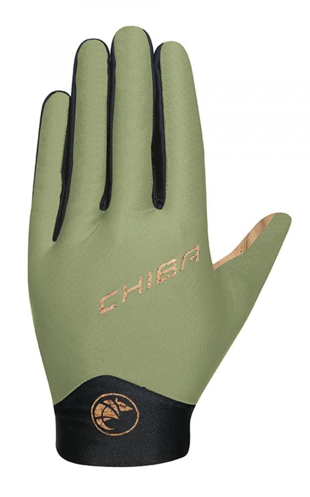 Fahrradhandschuhe CHIBA Eco Glove Pro Touring - Radhandschuhe XS olive, atmungsaktiv & n