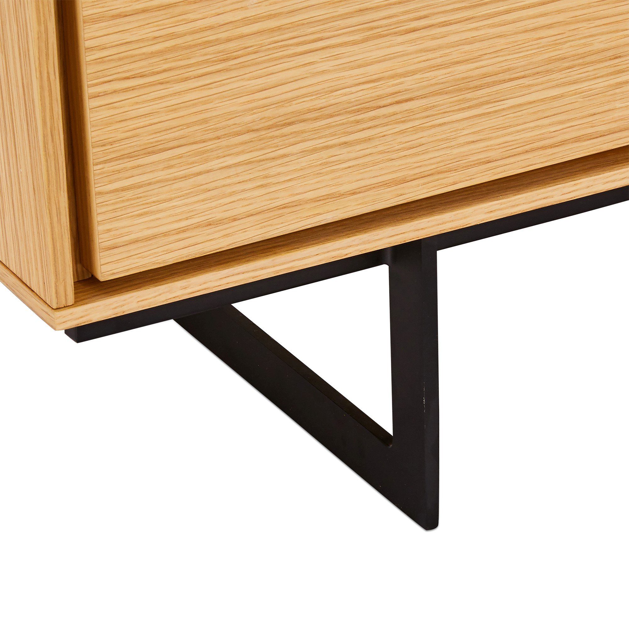 ebuy24 TV-Bank Tori TV Tisch 2 Türen, 1 offene Ablage, 1 Schublad