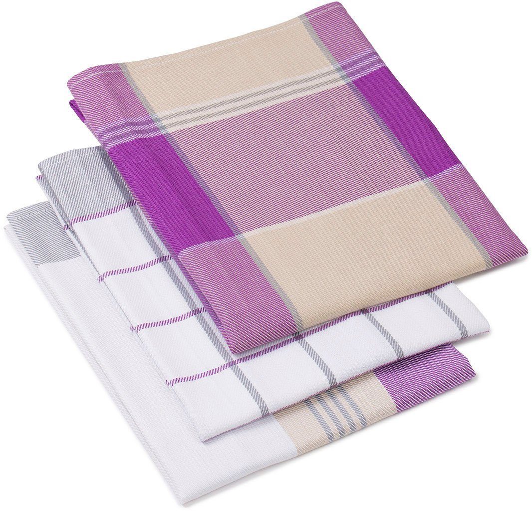 Gözze Geschirrtuch Geschirrtücher, Des. 60058, (Set, 3-tlg), Maß: 50 x 70 c günstig online kaufen