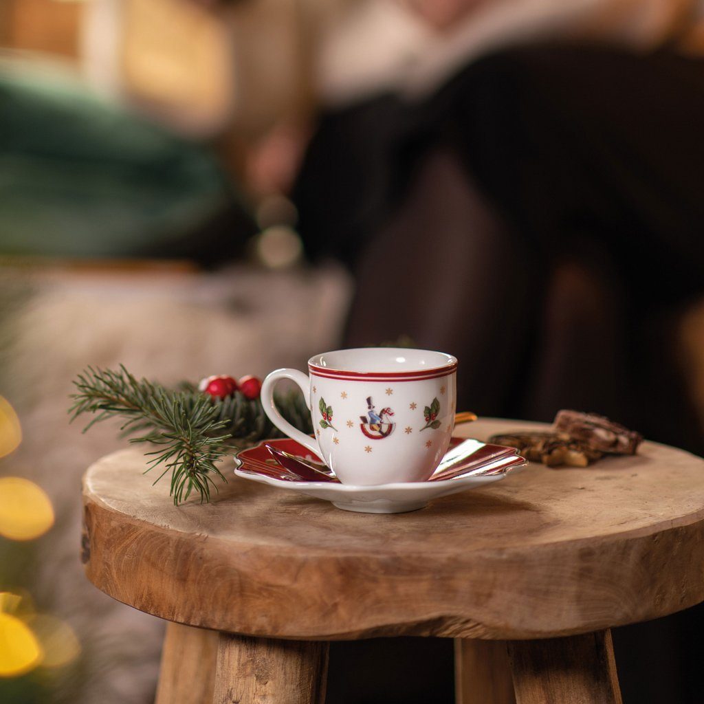 Villeroy & Boch Espressotasse Toy's Delight Mokka-/Espressotasse, 1-tlg., Porzellan, Premium Porcelain, 1 Stck, Handw., mikrow.sicher