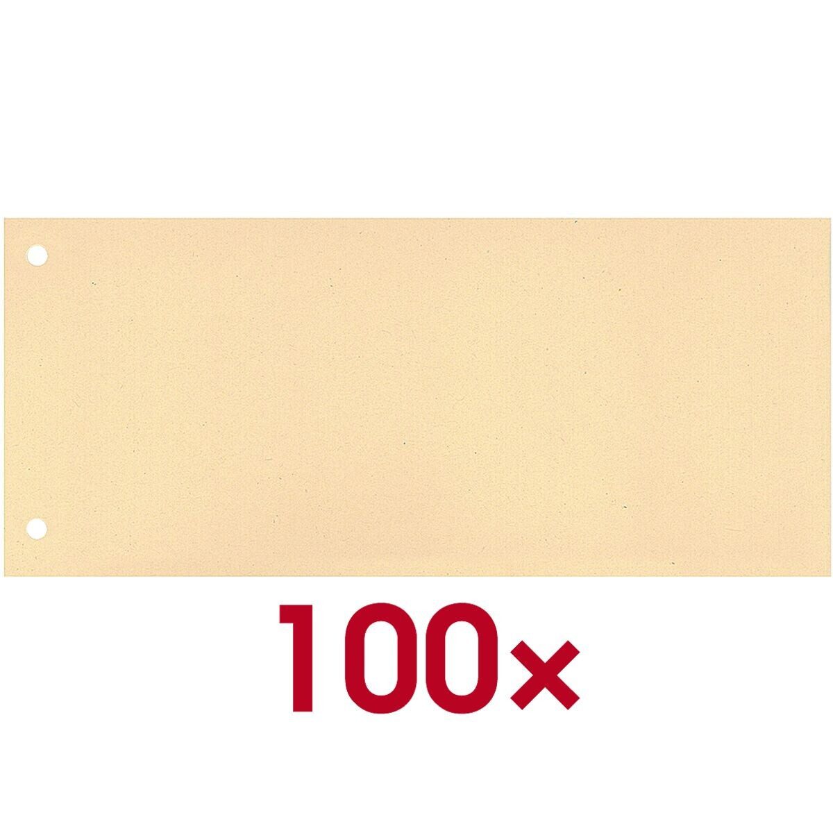 Otto Office Nature Abheftstreifen, Recycling-Karton Rechteck 24/10,5 cm, 2-fach Lochung