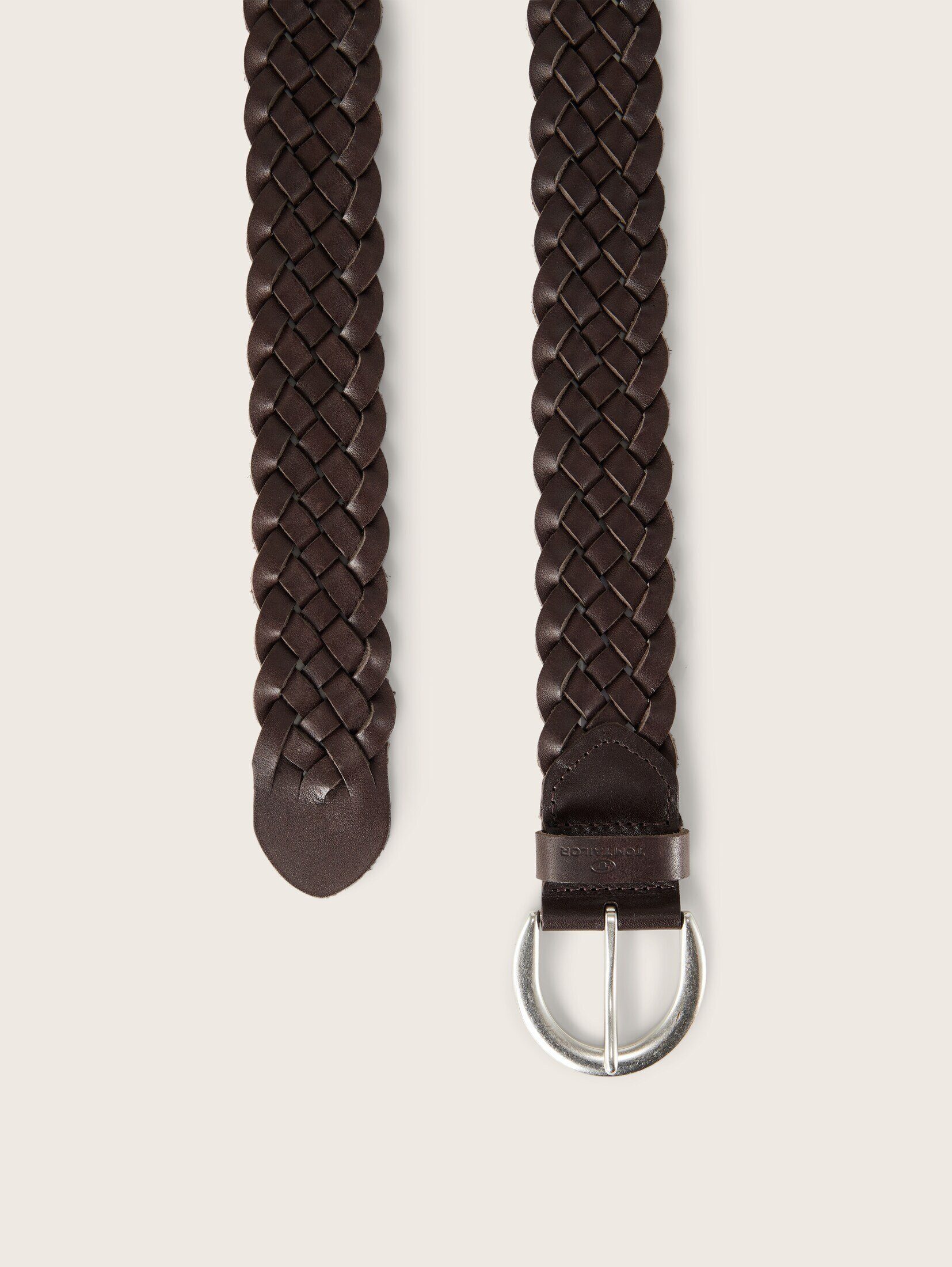 TOM TAILOR Ledergürtel Belts TTLISA Flechtgürtel aus Leder