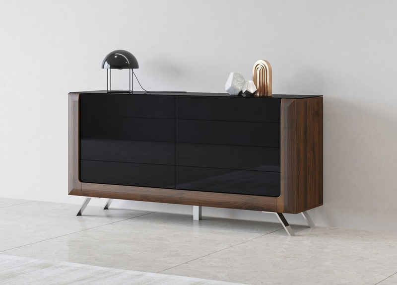 Leonique Sideboard Kasai, Breite 160,5 cm, mit 2 Türen