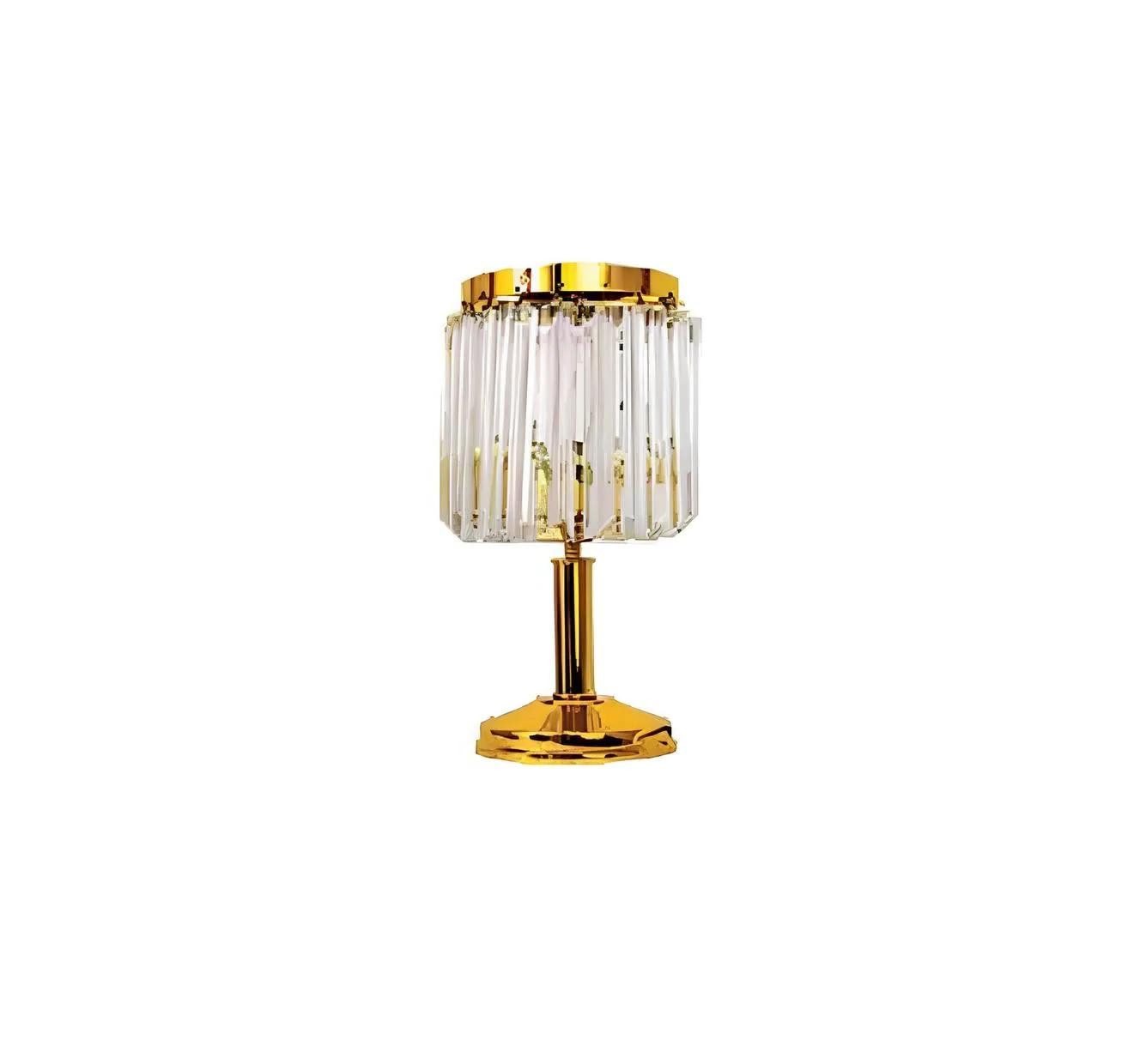 Xlmoebel Tischleuchte Kristall Tischleuchte Leuchte Luxus Goldlampe Tisch, Hergestellt in Europa