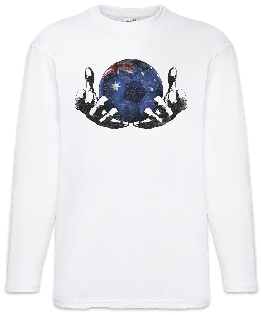 Urban Backwoods Langarmshirt Australia Football Magic Ball Langarm T-Shirt Australien Australische (1-tlg) Fahne Australisch Australian Fußball