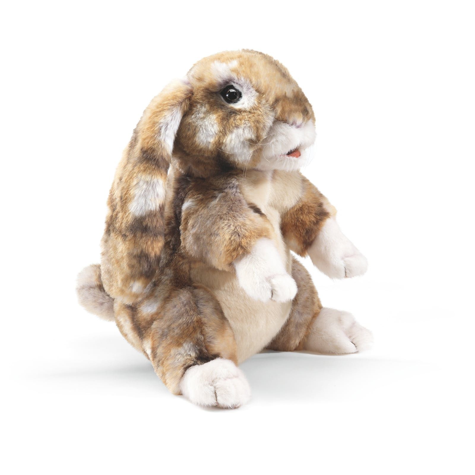 Folkmanis Handpuppen Handpuppe Folkmanis Seidenweicher Hängeohrhase