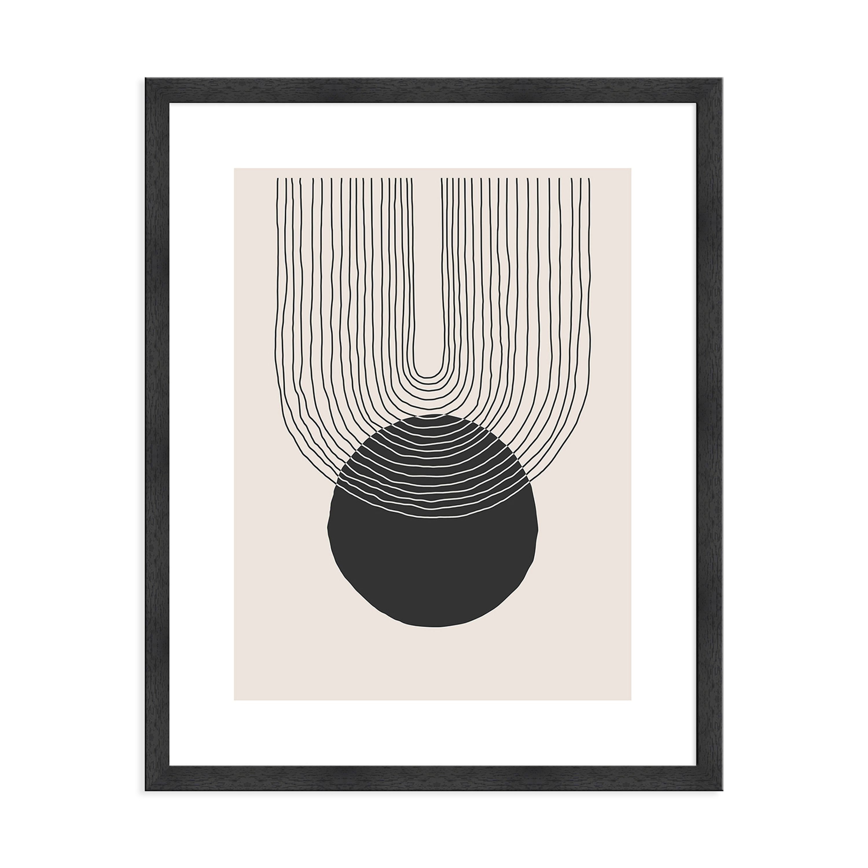 artissimo Bild mit Rahmen Bild gerahmt 51x41cm / Design-Poster mit Holz-Rah günstig online kaufen