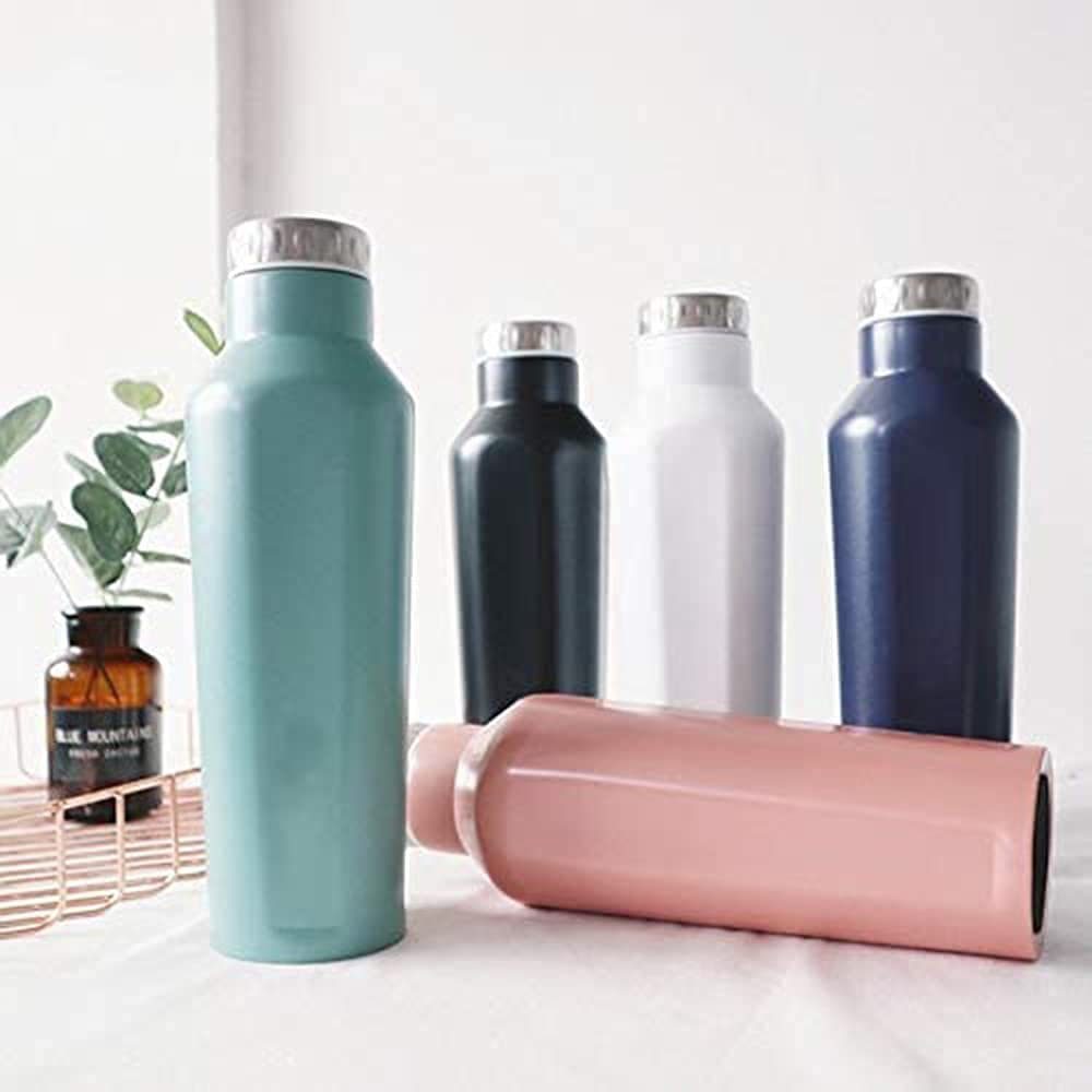 BOHORIA Isolierflasche BOHORIA® Premium Isolierte Edelstahl Trink-Flasche 500ml, Edelstahl