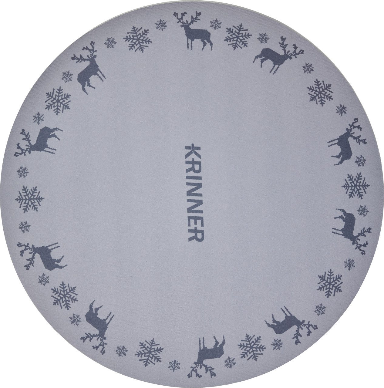 Krinner Weihnachtsbaumdecke Krinner Weihnachtsbaumunterlage Ø 60 cm grau