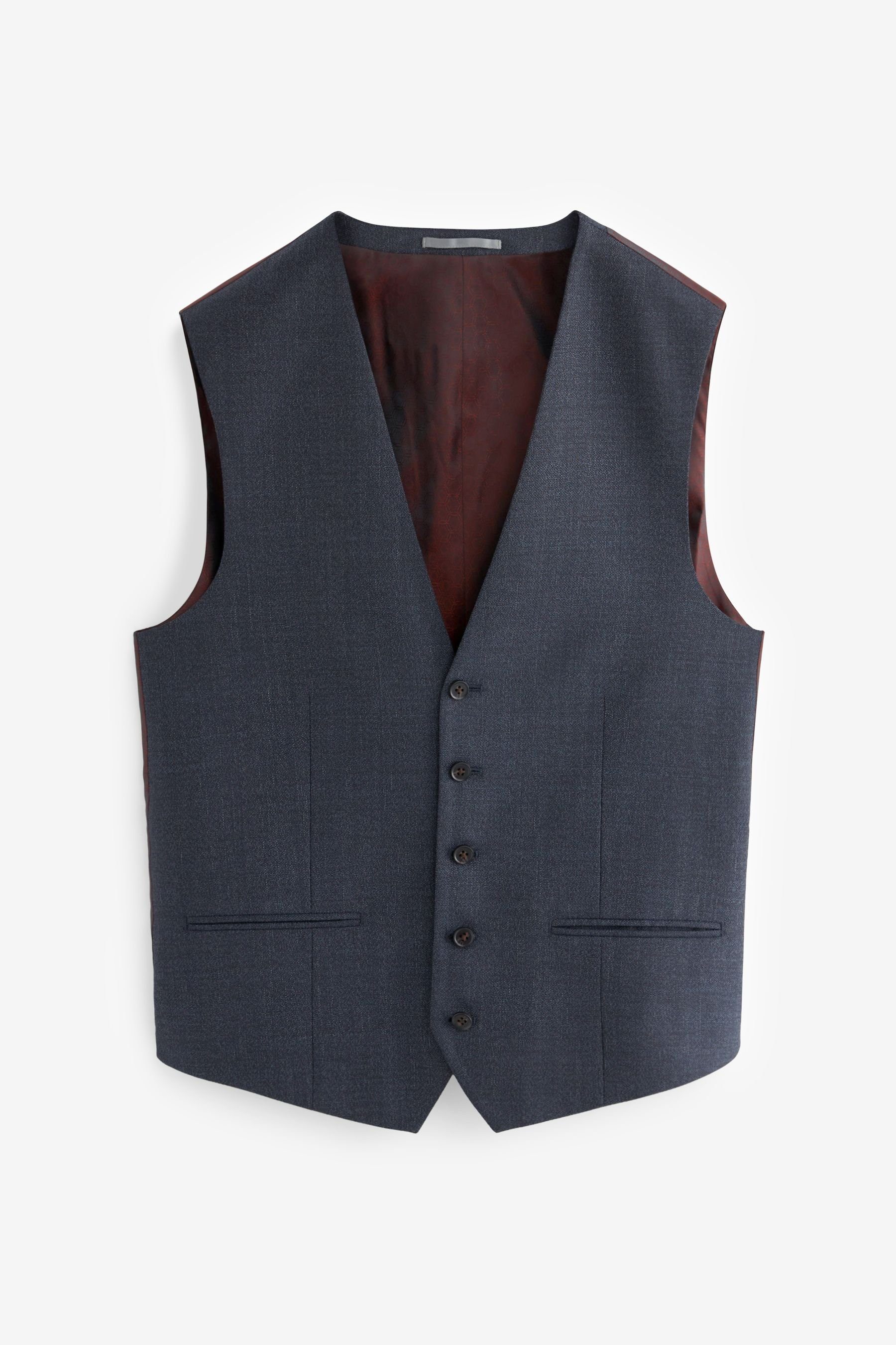 Anzugweste Signature Slim Fit Weste aus Marzotto Stoff