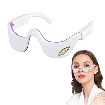 Brücke Gesichtsmassagegerät Intelligentes Augenmassagegerät, Augenschutzgerät, Augenthermomassage, 3 Intensitätsstufen, Tränensäcke, Augenringe, schöne Augen, Augen-Spa
