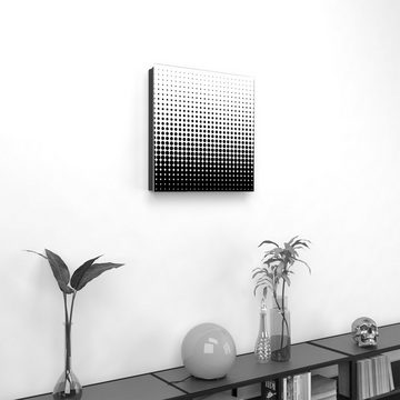 Primedeco Schlüsselkasten Magnetpinnwand mit Glasfront Schwarz/Weisse Punkte (1 St)