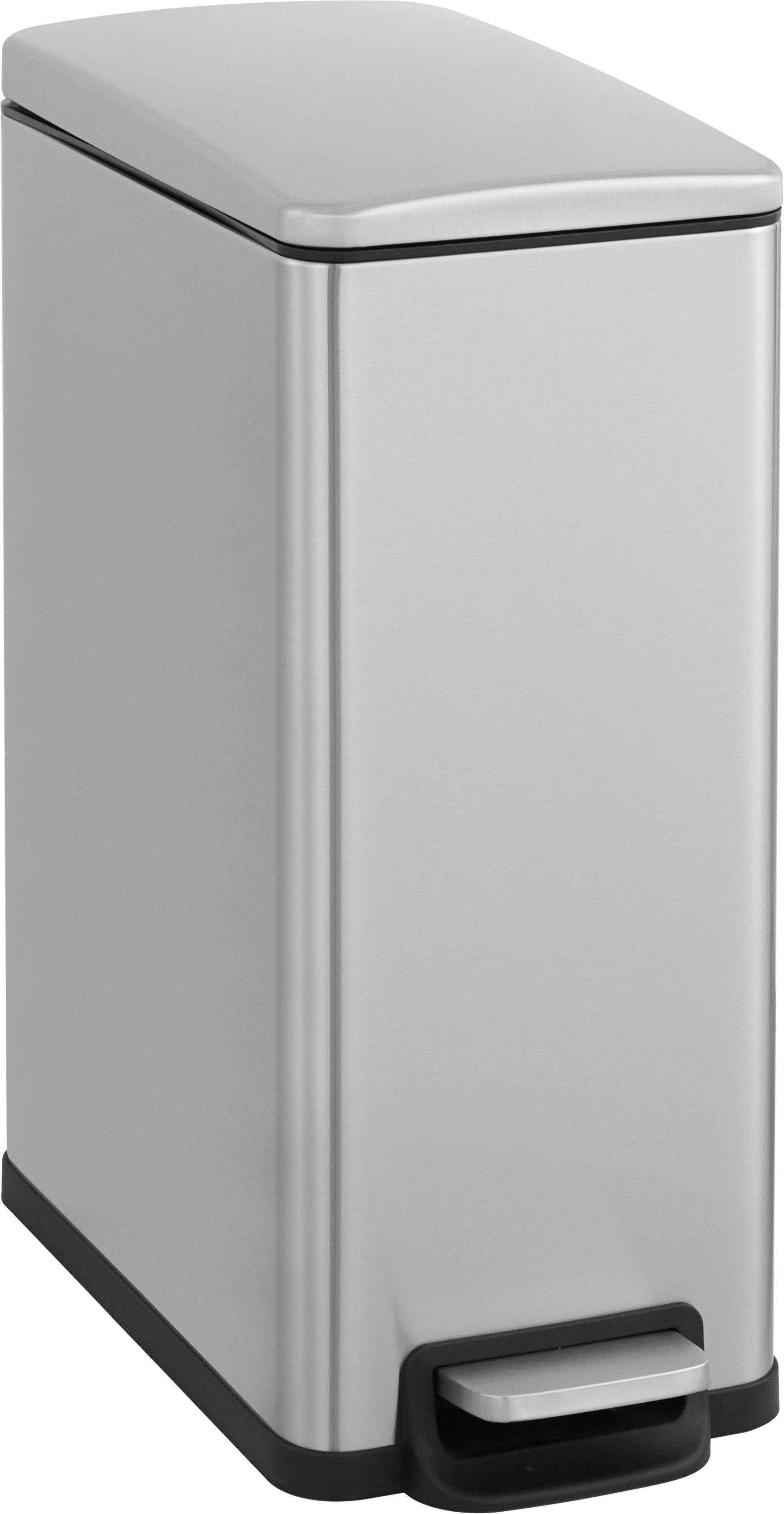 OTTO home Mülleimer Joonah, Soft Close, schmal und kompakt, Nischen-Mülleimer, Treteimer, Kosmetikeimer mit Deckel