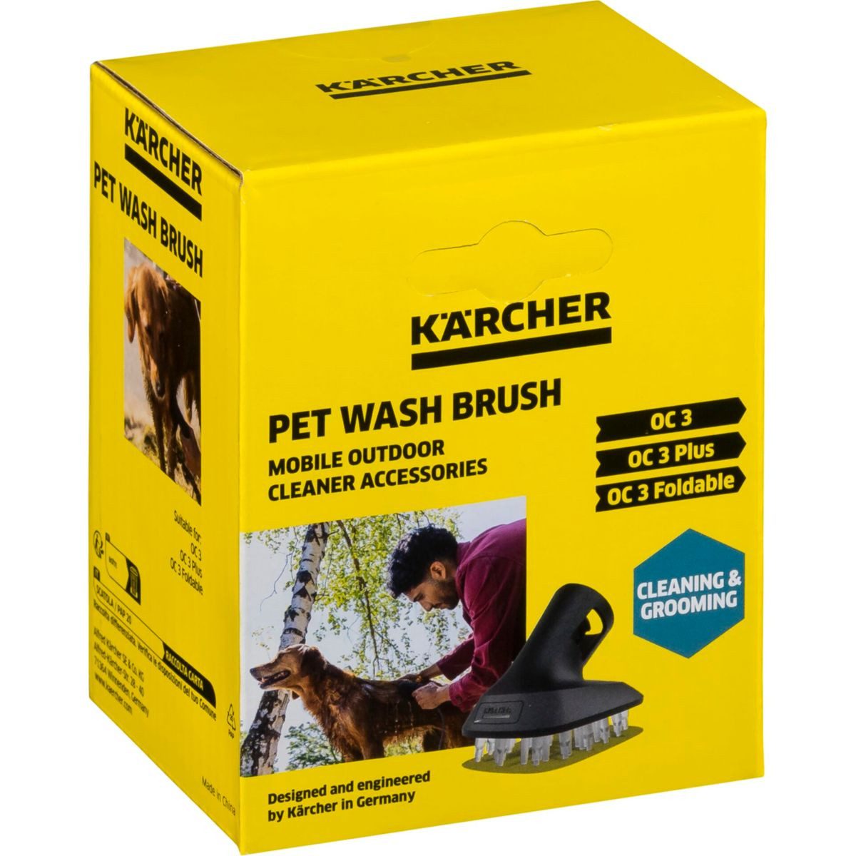 KÄRCHER Reinigungs-Set Waschbürste Tierhaar
