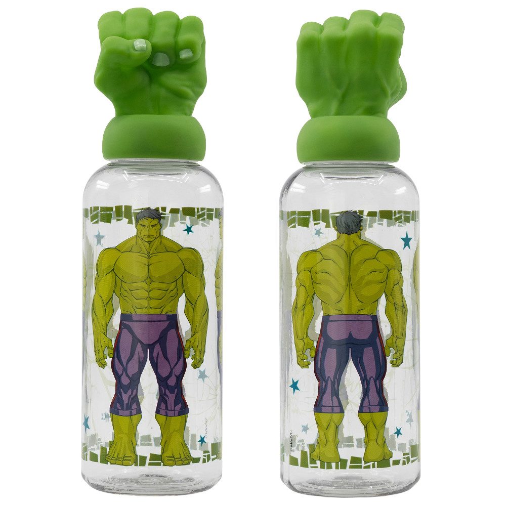 MARVEL Trinkflasche Marvel Avengers HULK 3D Kopf Wasserflasche Flasche 560 ml