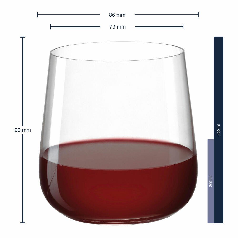 LEONARDO Glas Brunelli 400 ml, Kristallglas
