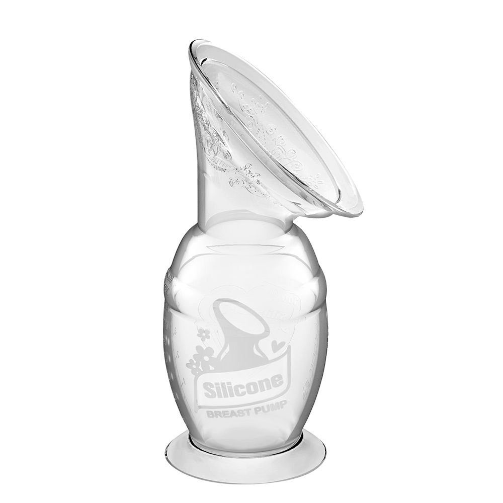 Handmilchpumpe Milchpumpe mit Saugfuss 150ml