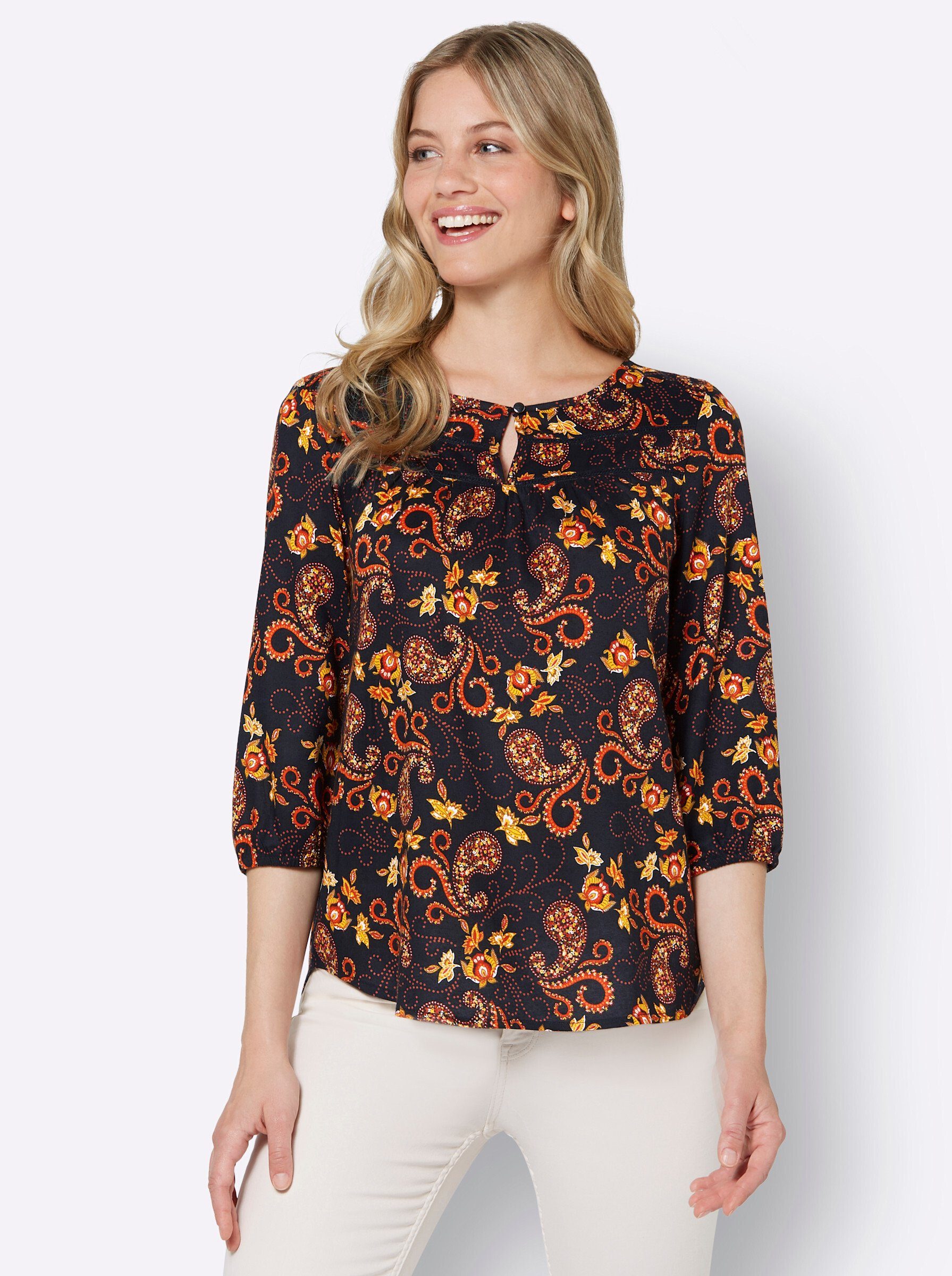 Klassische Bluse Schlupfbluse