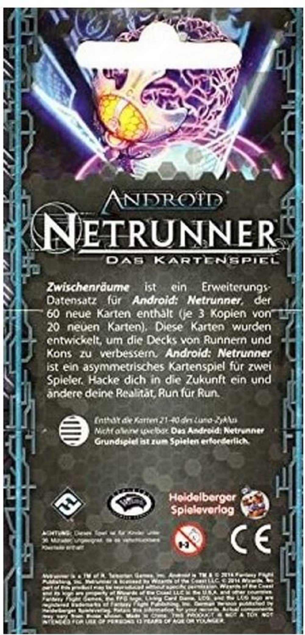 Heidelberger Spieleverlag Spiel Android Netrunner Kartenspiel Erweiterung-Datensatz, SanSan / Luna / Spin Zyklus und mehr