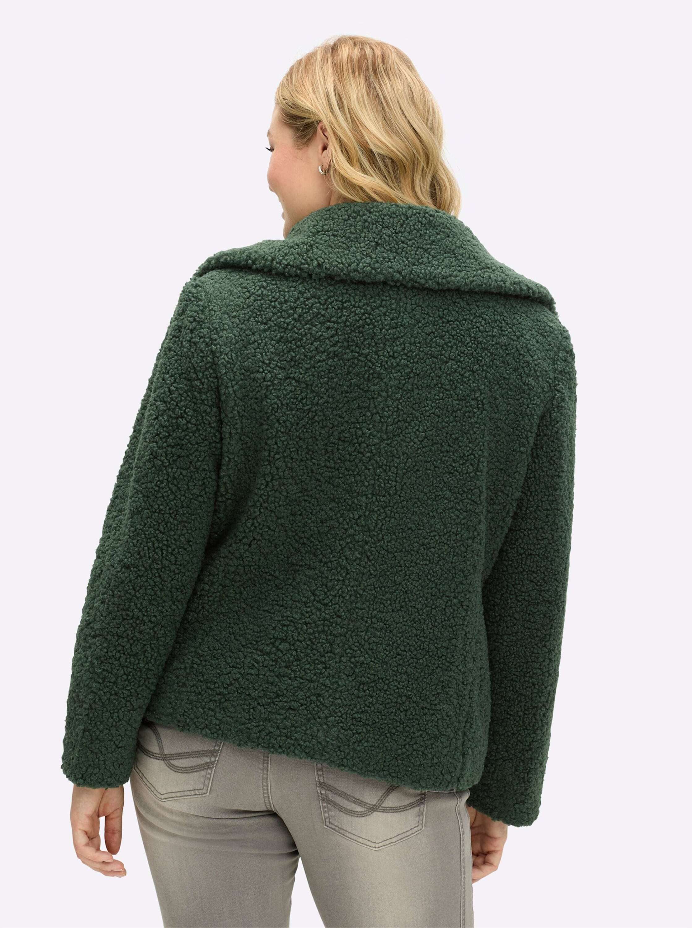 sheego by Joe Browns Allwetterjacke Teddy-Jacke Langarm