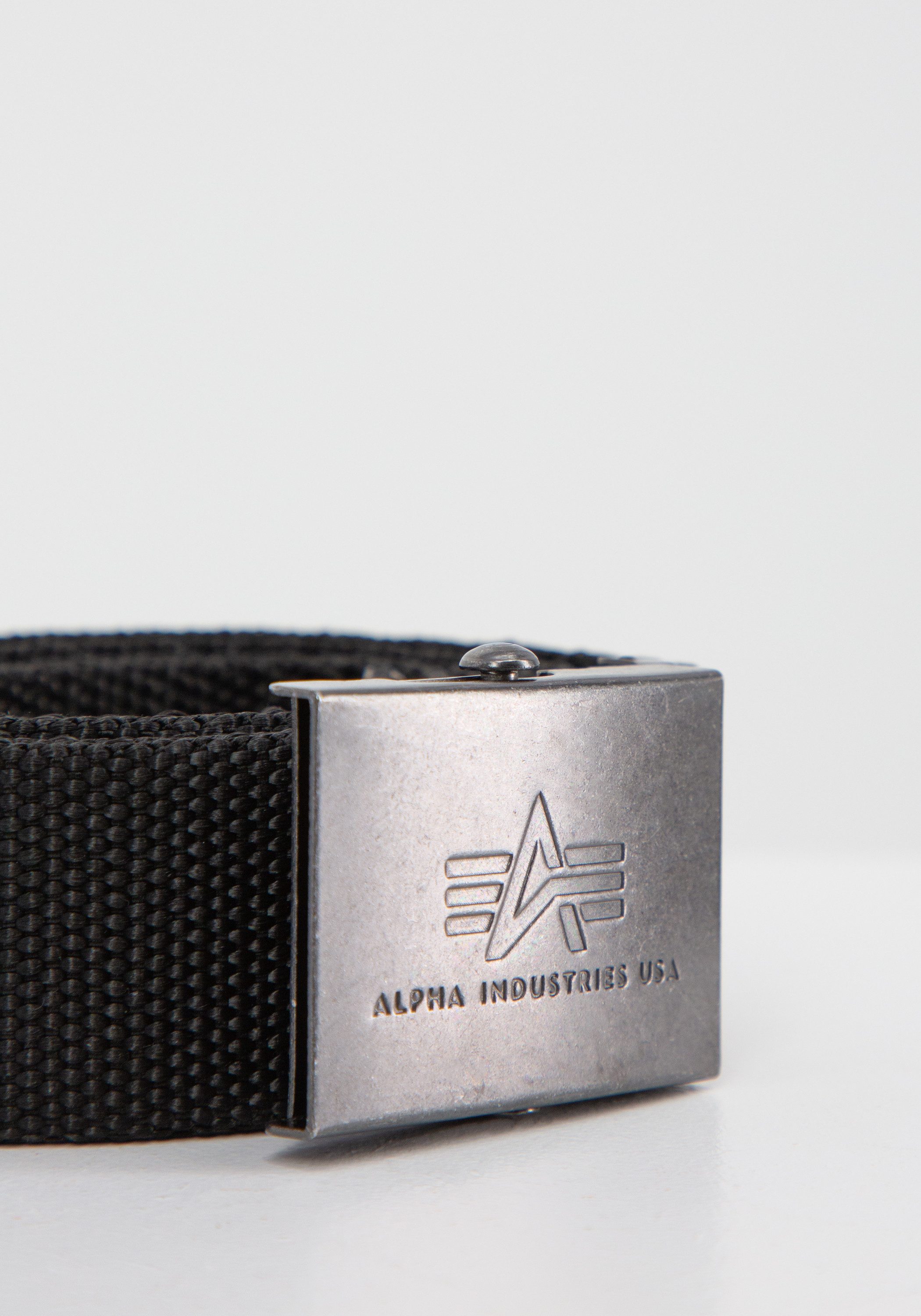 Alpha Industries Ledergürtel Heavy Duty Belt – Bild 2 von 3