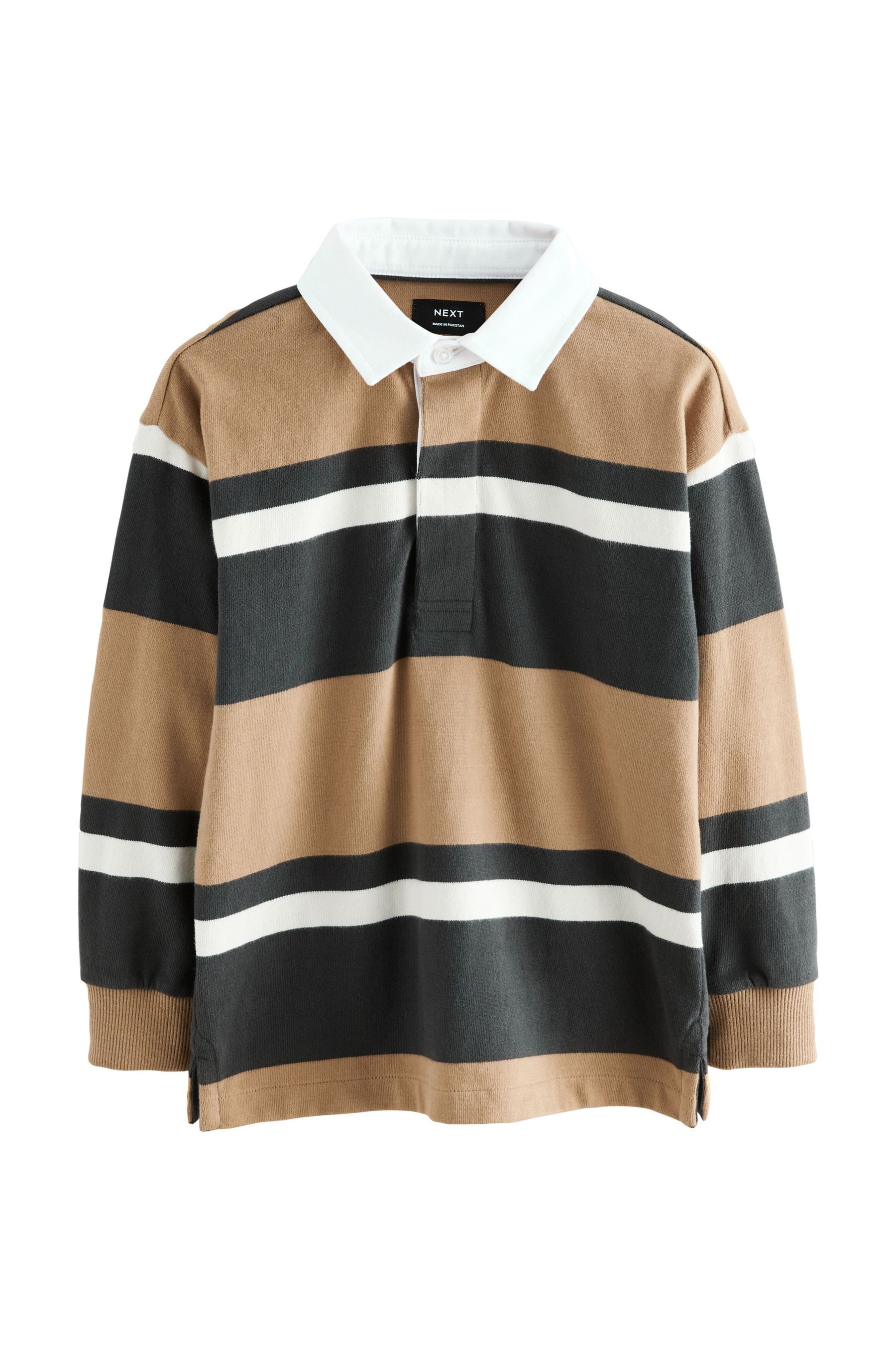 Next Langarm-Poloshirt Kurzärmeliges Rugby-Polohemd (1-tlg)