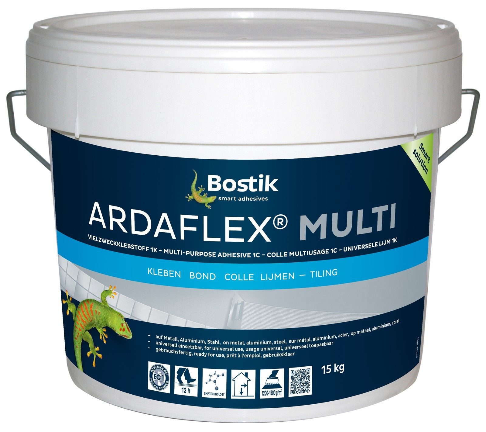 BOSTIK Fliesenkleber Bostik Ardaflex Multi 1K Hybrid Vielzweckkleber 15Kg Eimer, gebrauchsfertig