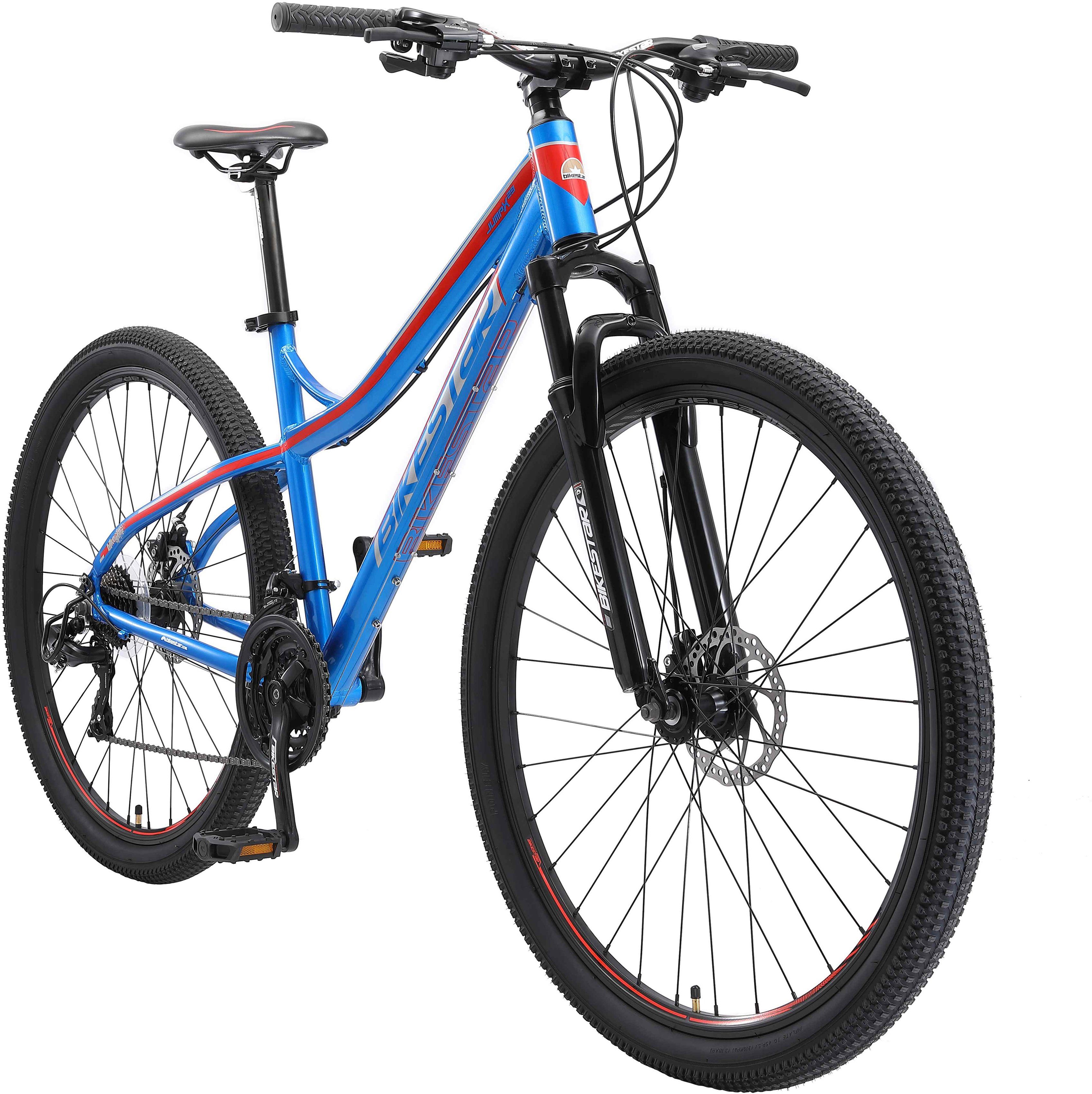 Bikestar Mountainbike, 21 Gang Shimano RD-TY300 Schaltwerk, Kettenschaltung, für Damen und Herren, Kettenschaltung