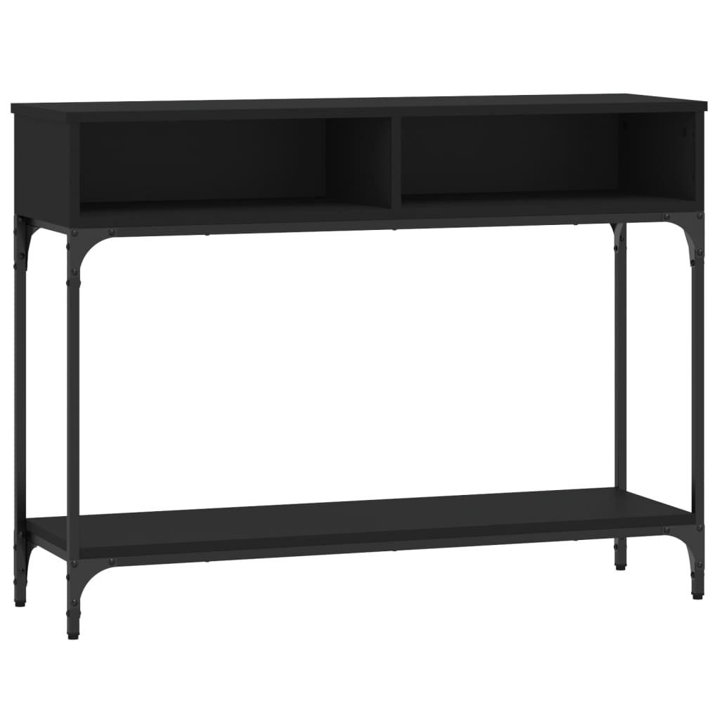 vidaXL Beistelltisch Konsolentisch Schwarz 100x30,5x75 cm Holzwerkstoff (1-St)