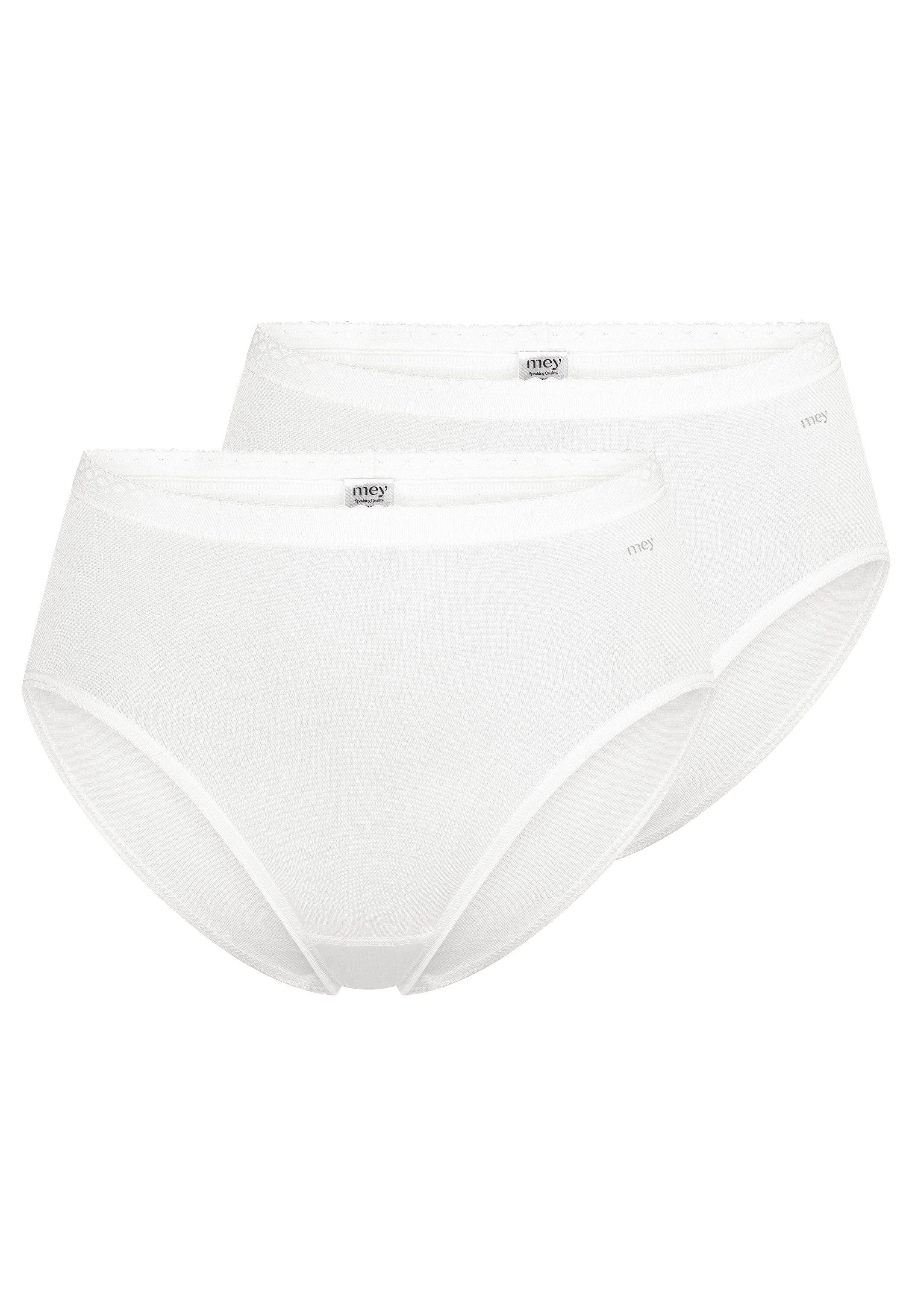 Mey Hüftslip 2er Pack Lights (Spar-Set, 2-St) Hüftslip - Baumwolle - Baumwolleinsatz auf der Schrittinnenseite