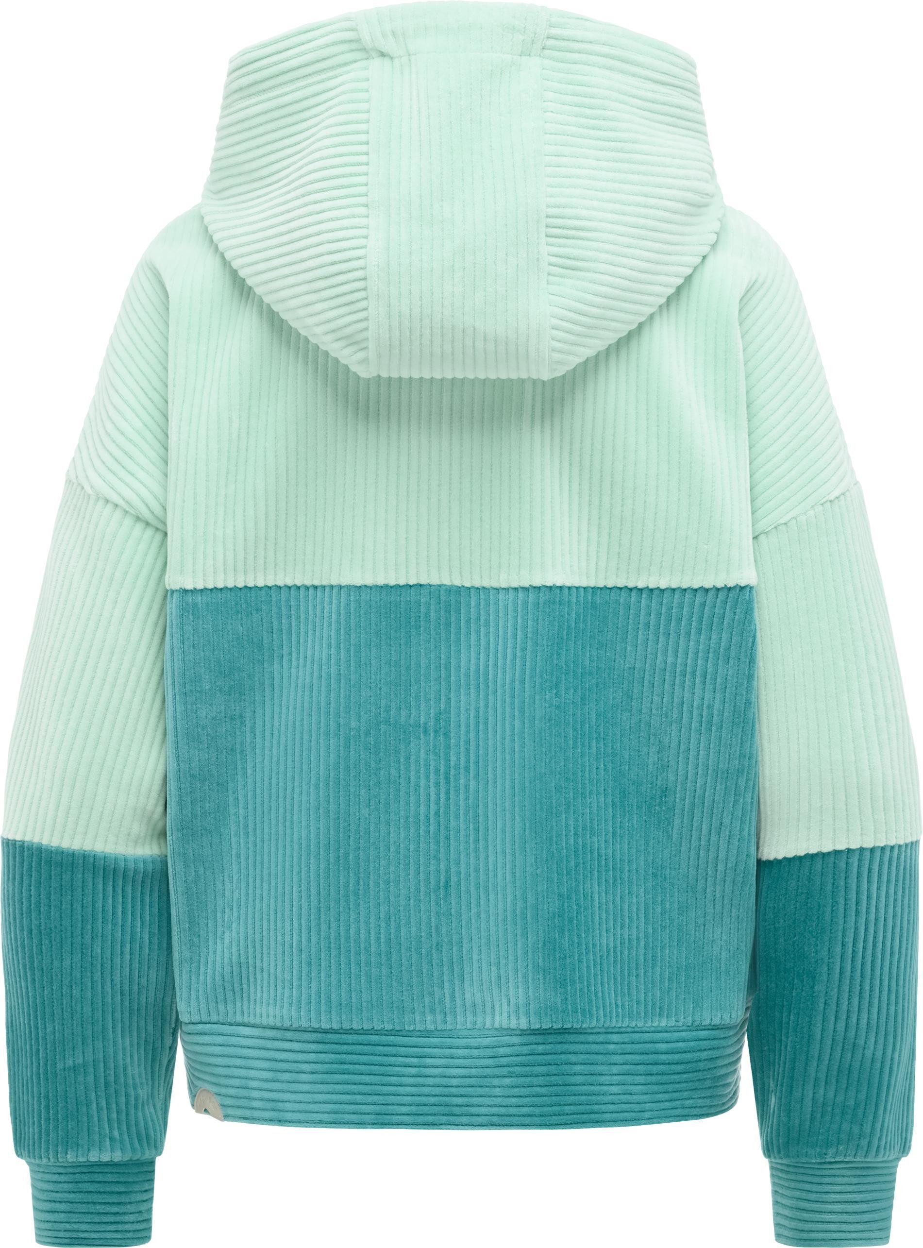 Ragwear Sweatjacke Queny Sweat Cordy Modische Cordjacke aus kuscheligem Kord