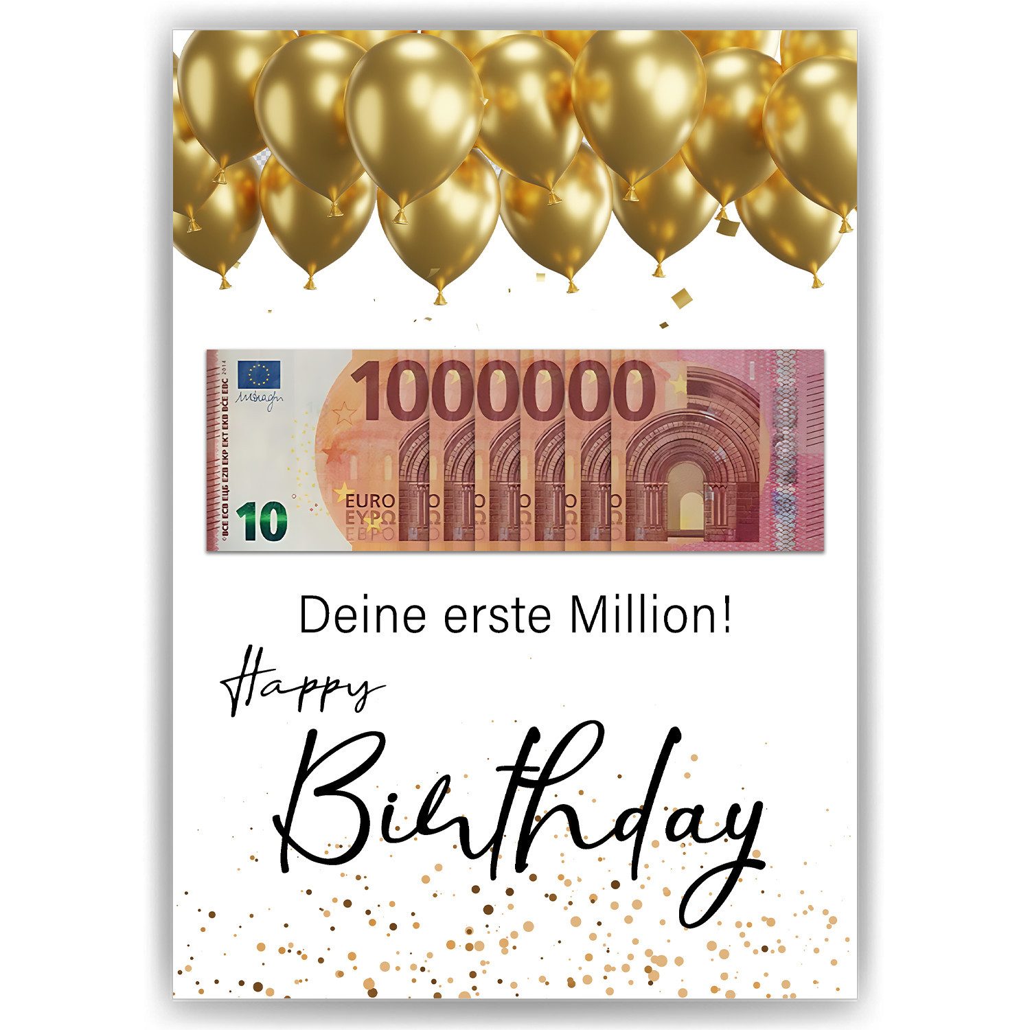 Tigerlino Poster Geburtstag Geldgeschenk Lustig Geburtstagsgeschenk Männer Frauen