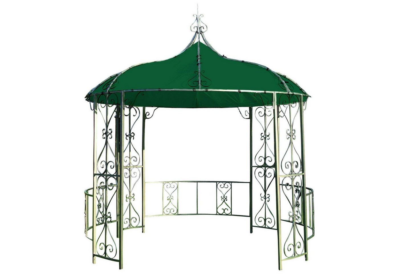 Thumbnail - DEGAMO Pavillon-Ersatzdach BURMA, rund 300cm, Polyester PVC-beschichtet grün, wasserdicht