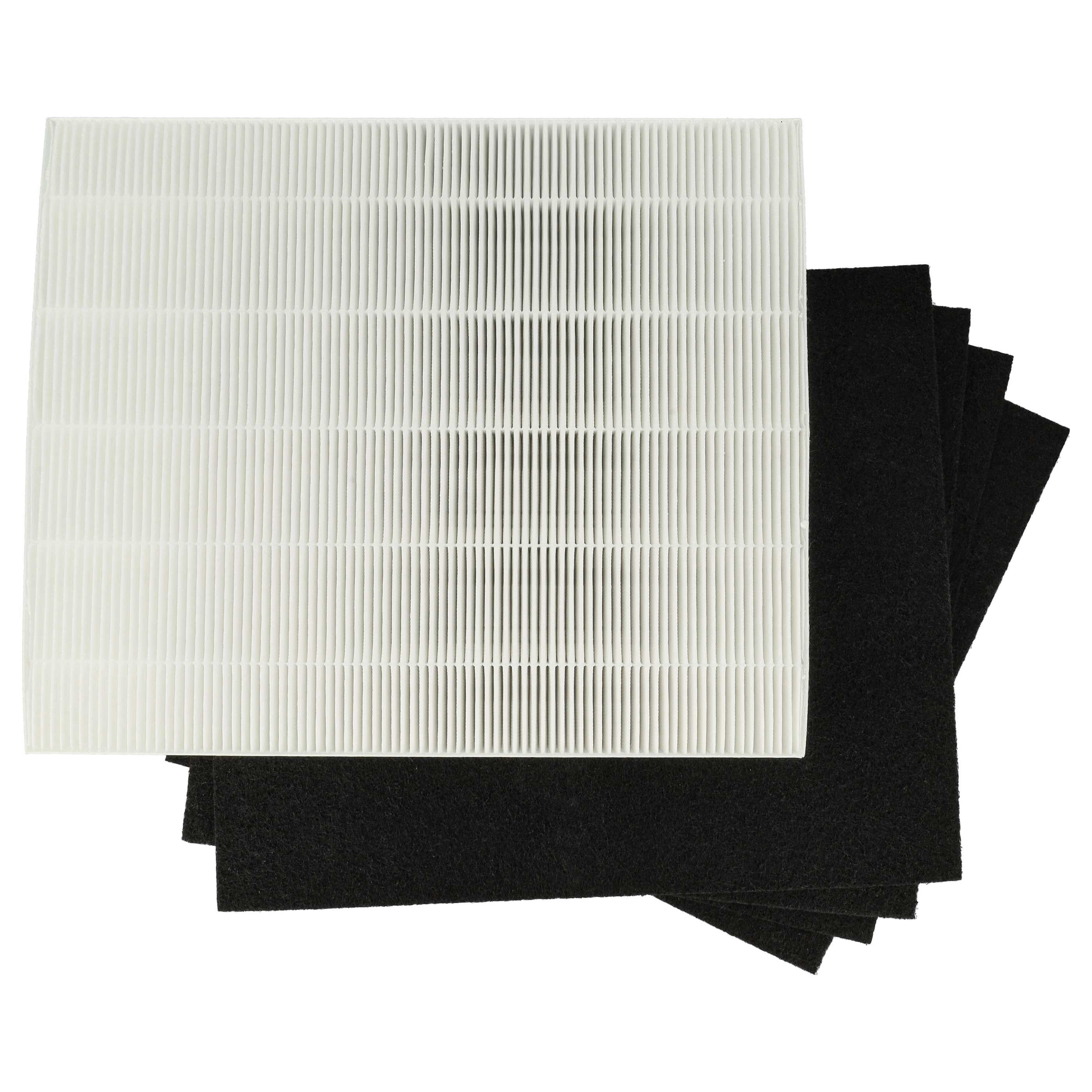 vhbw Filter-Set Ersatz für Winix 123050, 15HC, WRF15-HC für Luftreiniger, Zubehör für Winix Winix 123050, 15HC, WRF15-HC