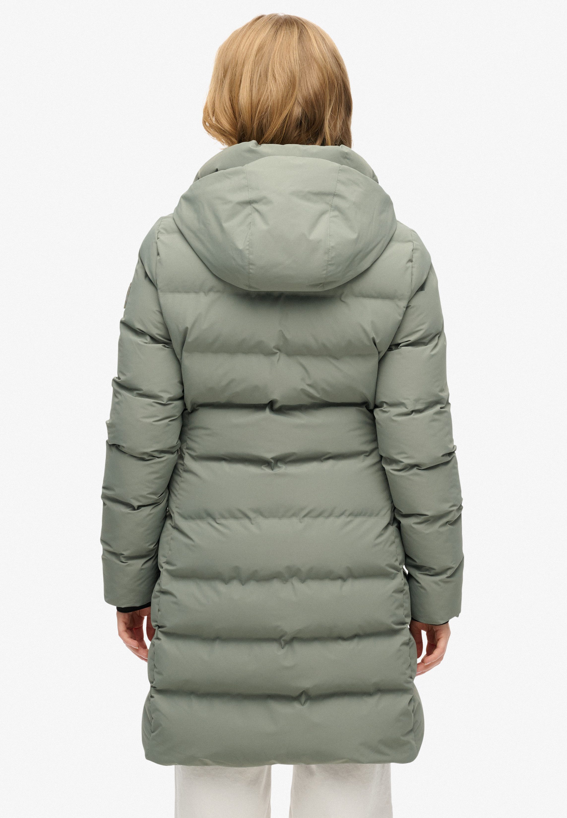Superdry Steppjacke CITY MID PADDED JACKET Kunstfaser, relaxed fit
