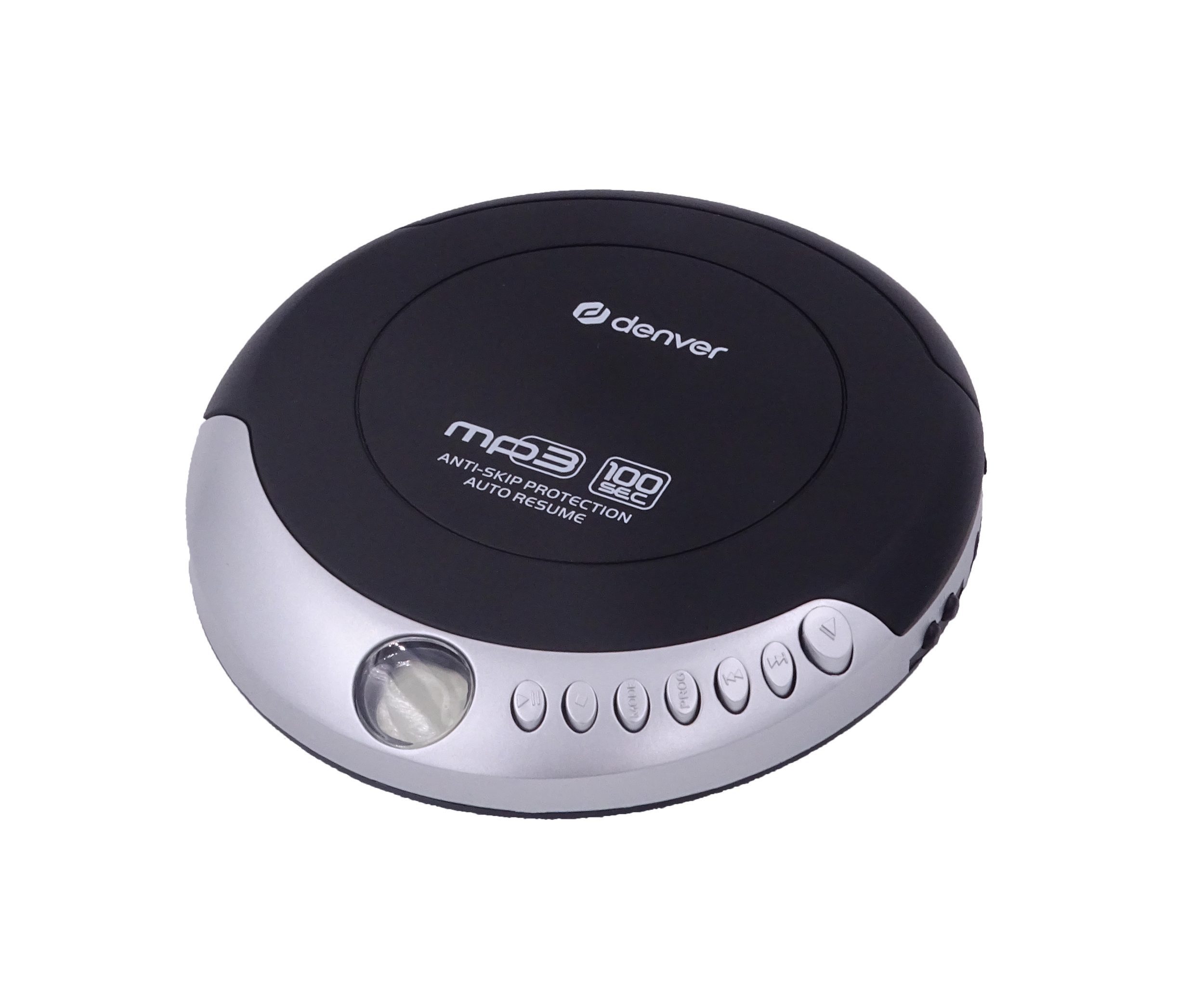 Denver DMP-391 Discman CD MP3 CD-R CD-RW für unterwegs tragbarer CD-Player (Antishock Funktion)