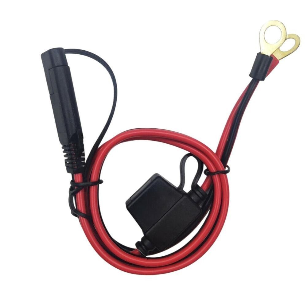 Ladekabel Motorrad Batterie SAE Schnellverbinder 10A Sicherung DE. Strom-Adapterkabel