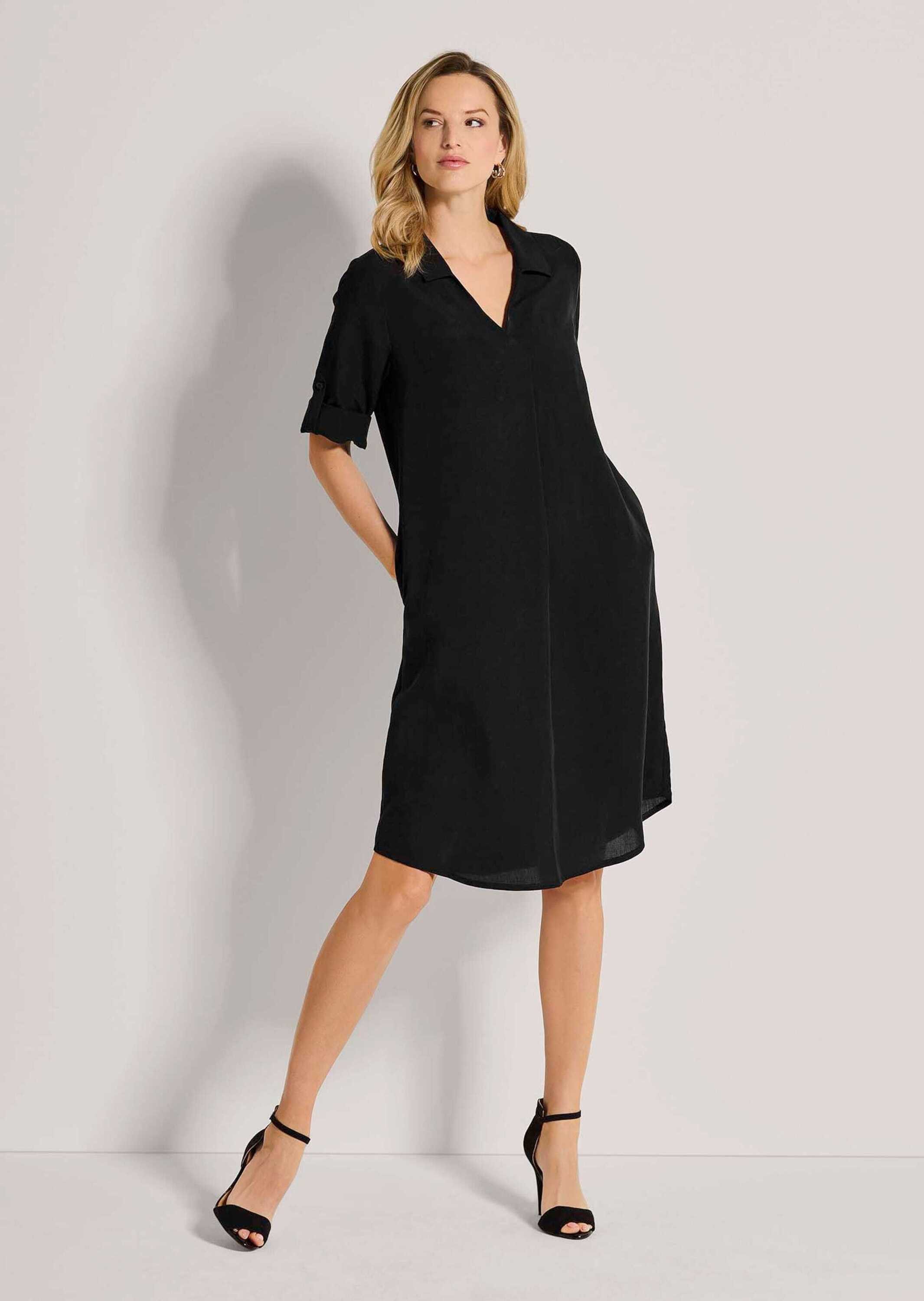 MADELEINE Midikleid Kleid mit Krempelärmeln in 3/4-Länge günstig online kaufen