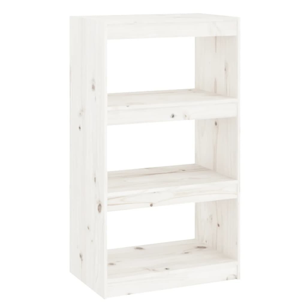 furnicato Bücherregal Bücherregal/Raumteiler Weiß 60x30x103,5 cm günstig online kaufen