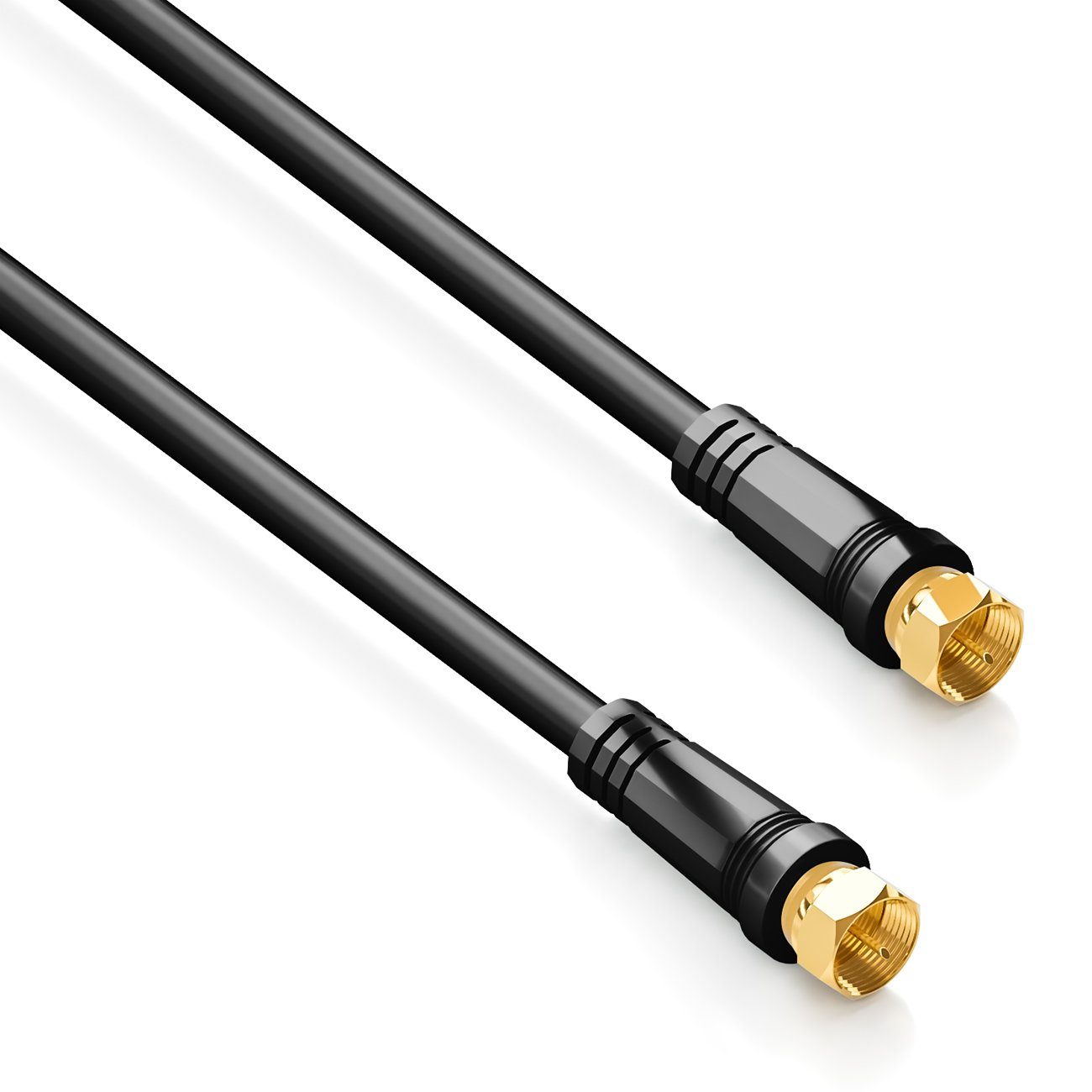 deleyCON deleyCON 15m SAT TV Antennenkabel Koaxial Kabel HDTV 4-fach Schirmung SAT-Kabel